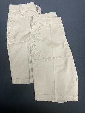 Amazon Essentials Light Khaki Chino Shorts - Beige